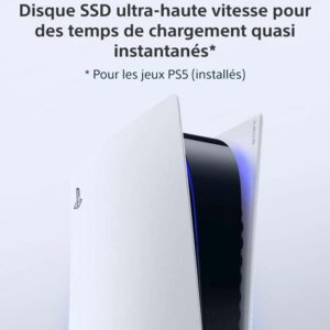 Sony, PlayStation 5 Édition Standard, PS5 avec 1 Manette Sans Fil DualSense, Couleur : Blanche