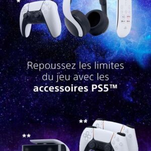 Sony, PlayStation 5 Édition Standard, PS5 avec 1 Manette Sans Fil DualSense, Couleur : Blanche