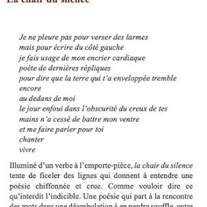 La chair du silence