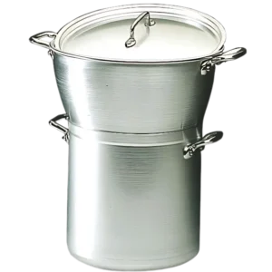 Couscoussier & marmite cuit vapeur en aluminium